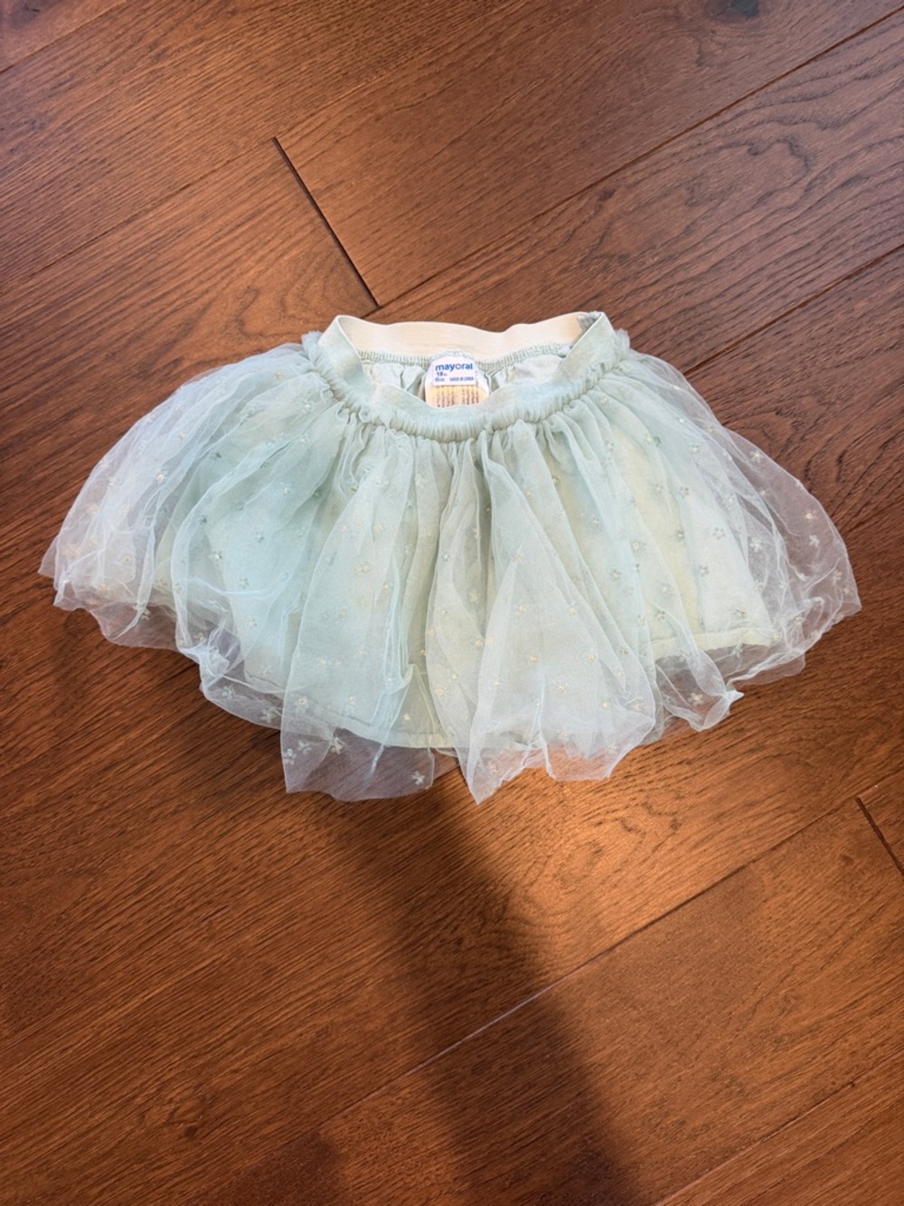 Mayoral Mint Green Tulle Skirt Size 18 Month - C37-069